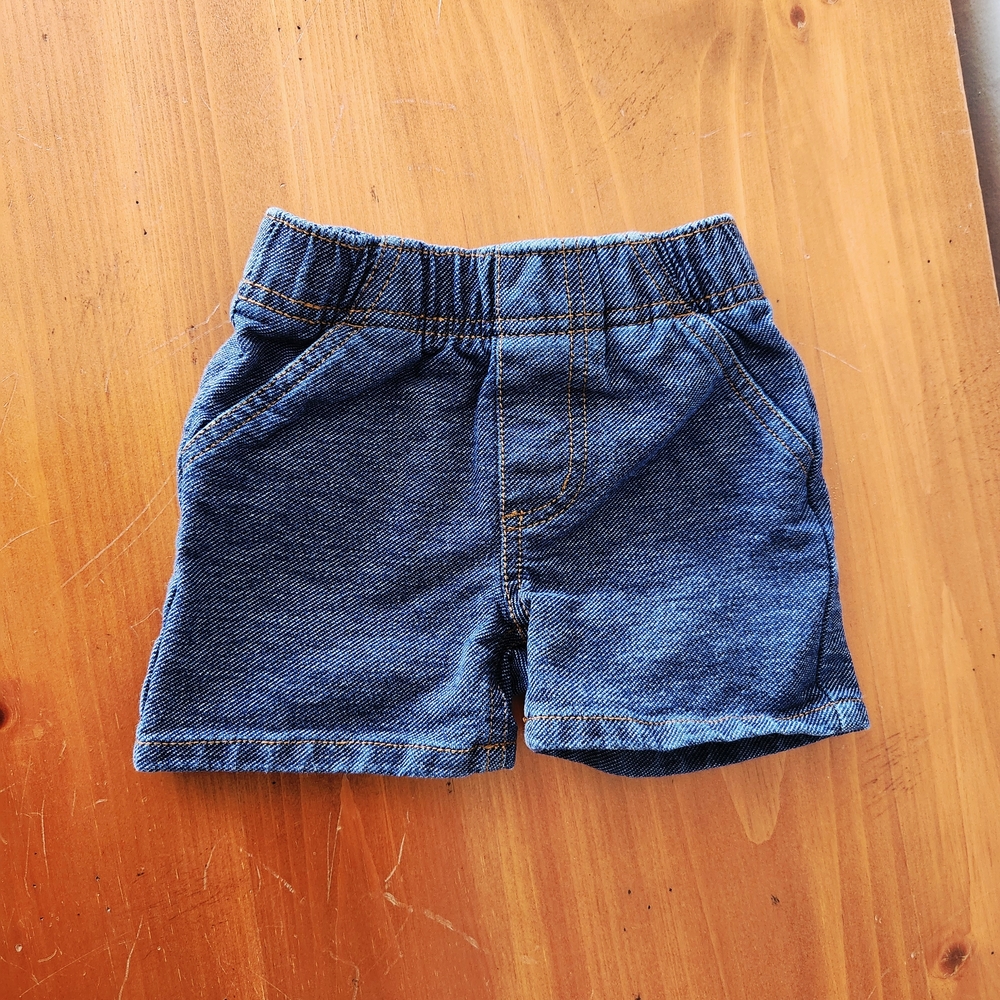 Carhartt 9m Denim-Style Elastic Waist Shorts